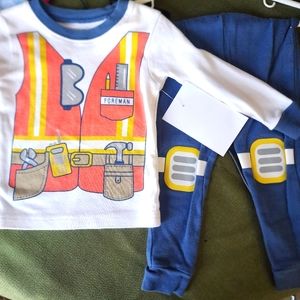 *nd Carter's construction worker costume or cotton PJs set
